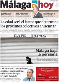 Portada de Málaga Hoy (España)