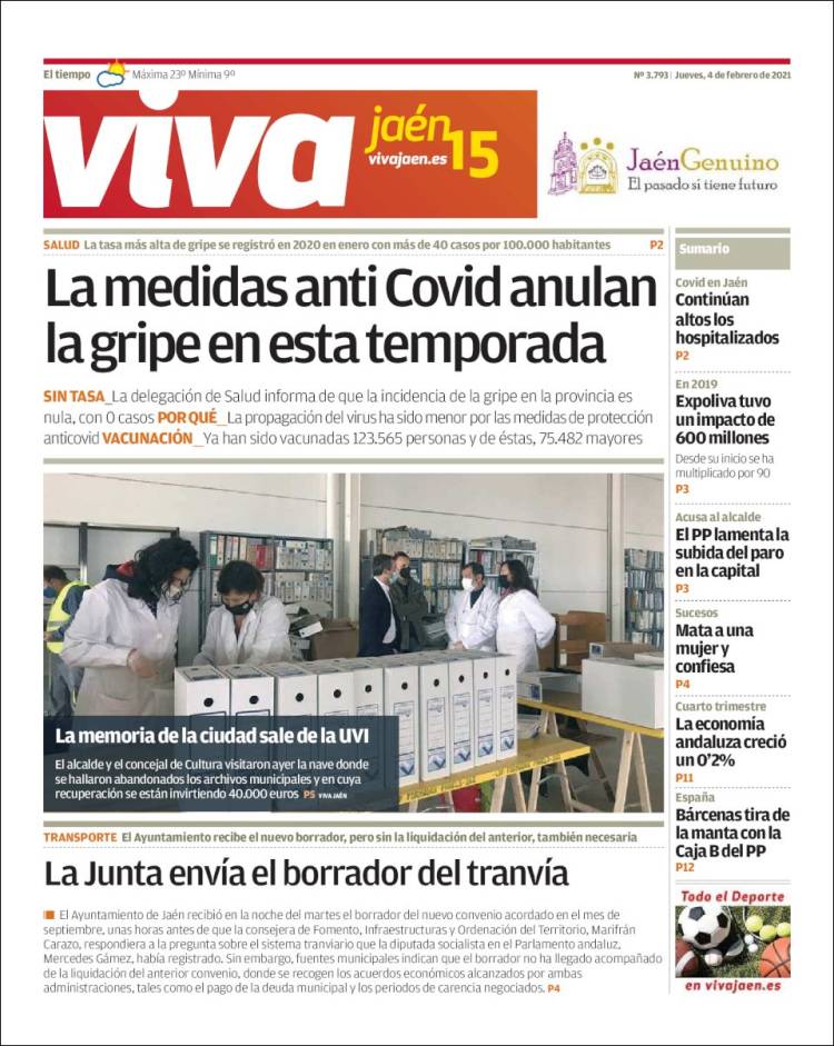 Portada de Viva Jaén (España)