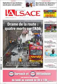 Portada de Journal L'Alsace (France)