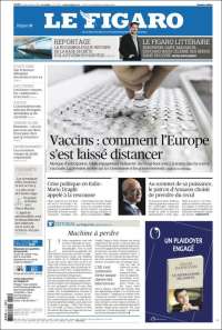 Portada de Le Figaro (Francia)