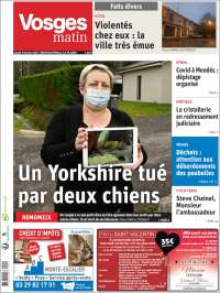 Portada de Vosges Matin (France)