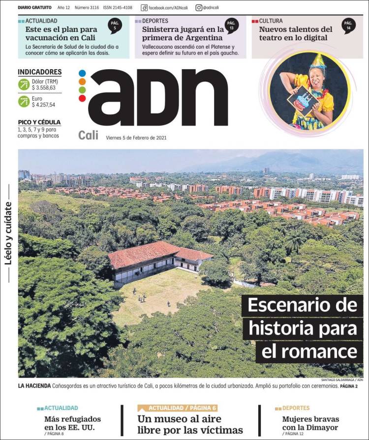 Portada de ADN - Cali (Colombia)