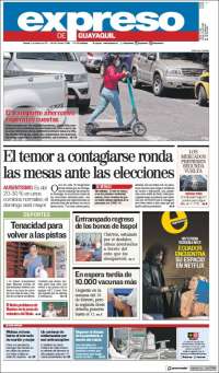 Portada de Expreso (Ecuador)