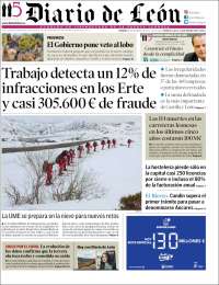 Portada de Diario de León (Espa&ntilde;a)