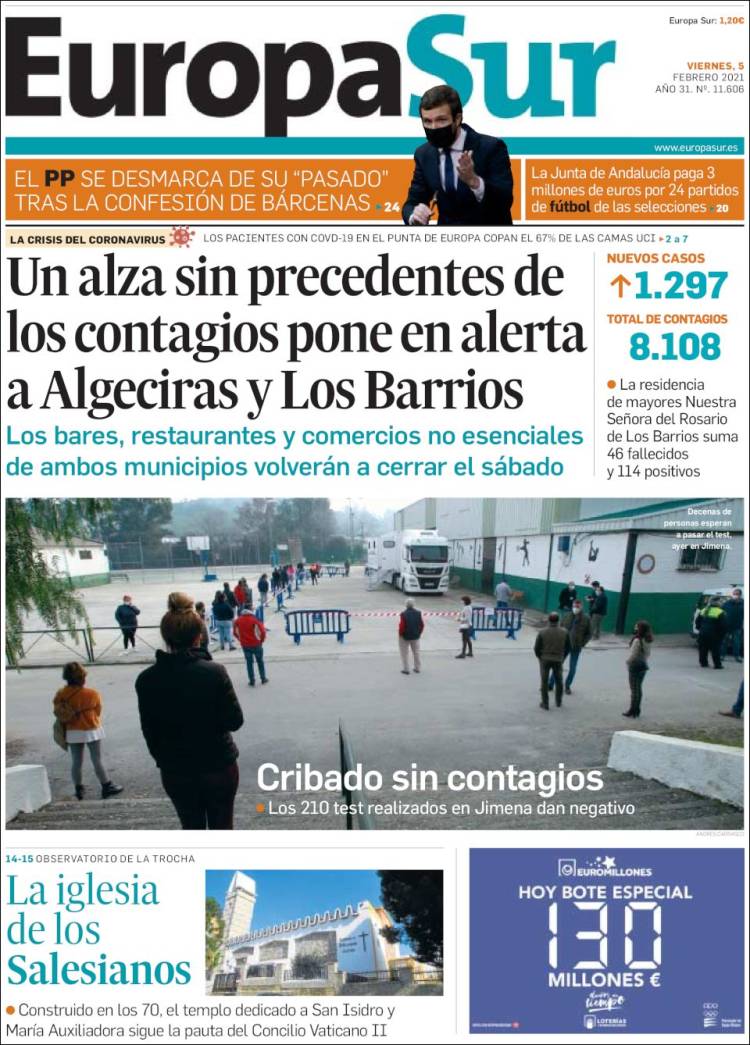 Portada de Europa Sur (Espa&ntilde;a)