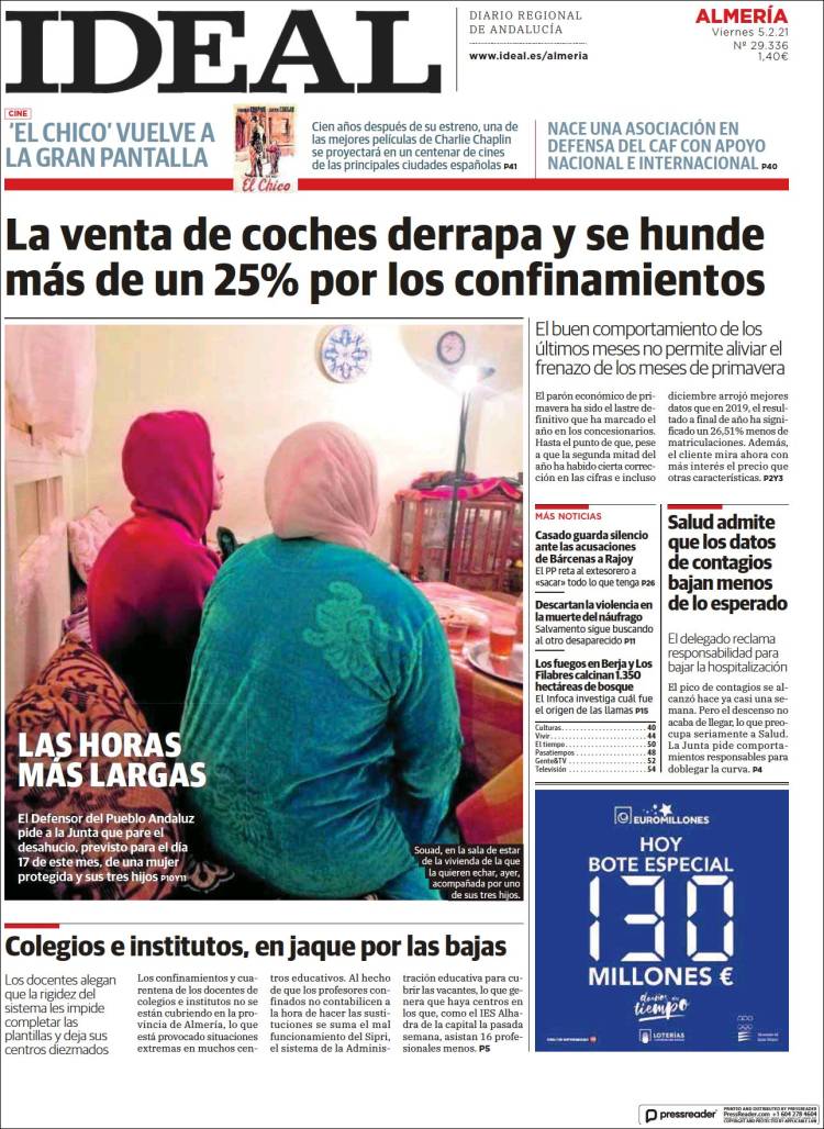 Portada de Ideal Almeria (Espa&ntilde;a)