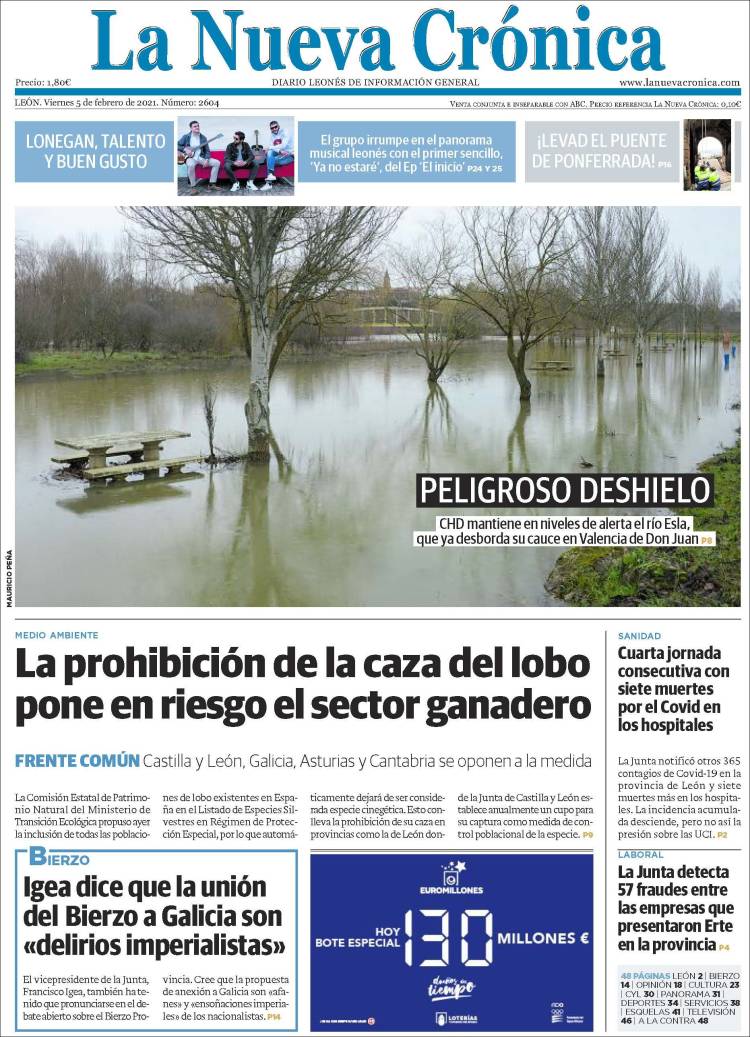Portada de La Nueva Crónica (Espa&ntilde;a)