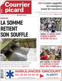 Portada de Courrier Picard (Francia)