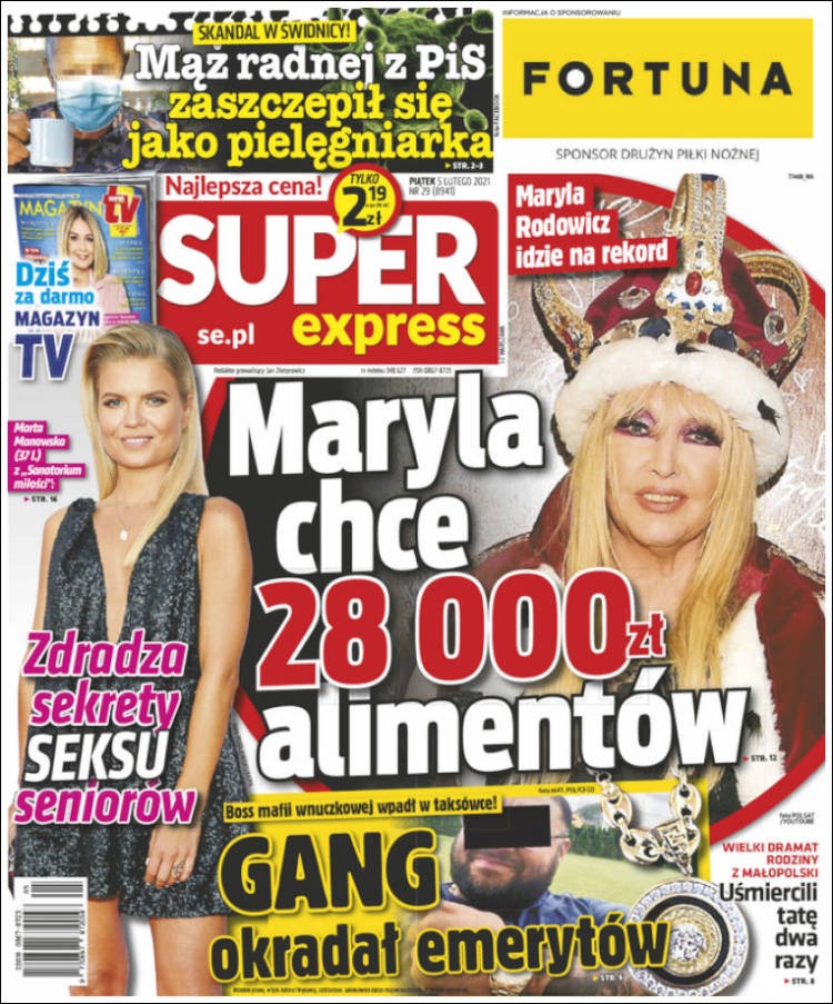 Portada de Super Express (Polonia)