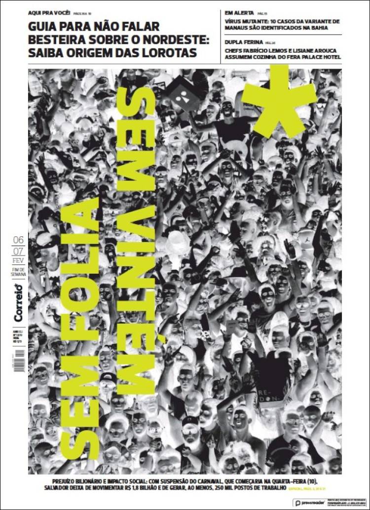 Portada de Correio* (Brasil)