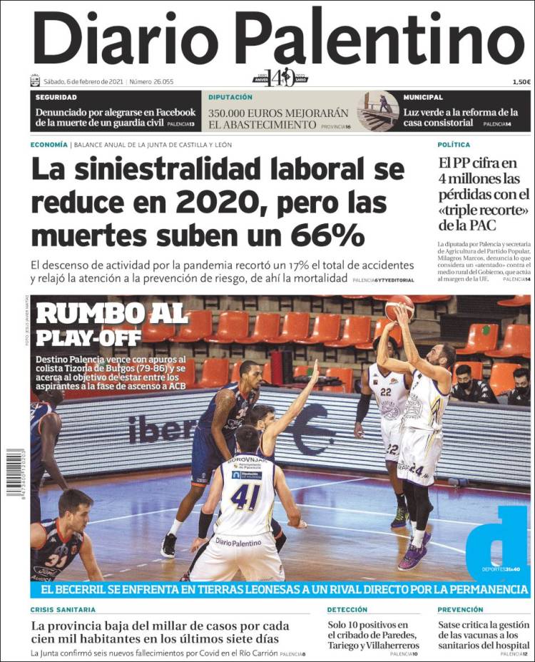 Portada de Diario Palentino (España)