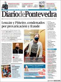 Portada de Diario de Pontevedra (España)