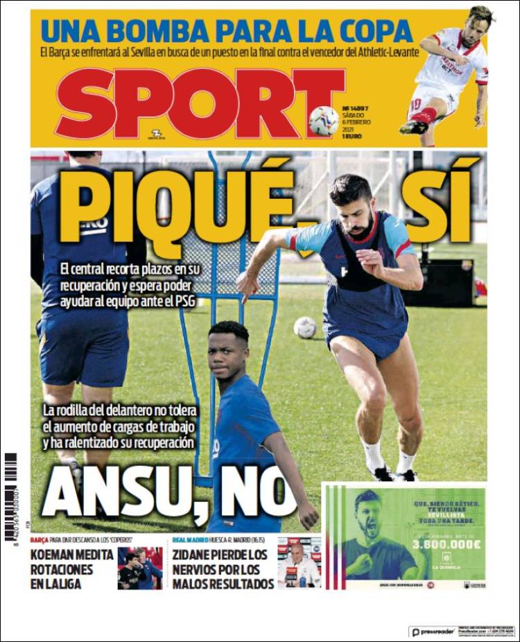 Portada de Sport (España)