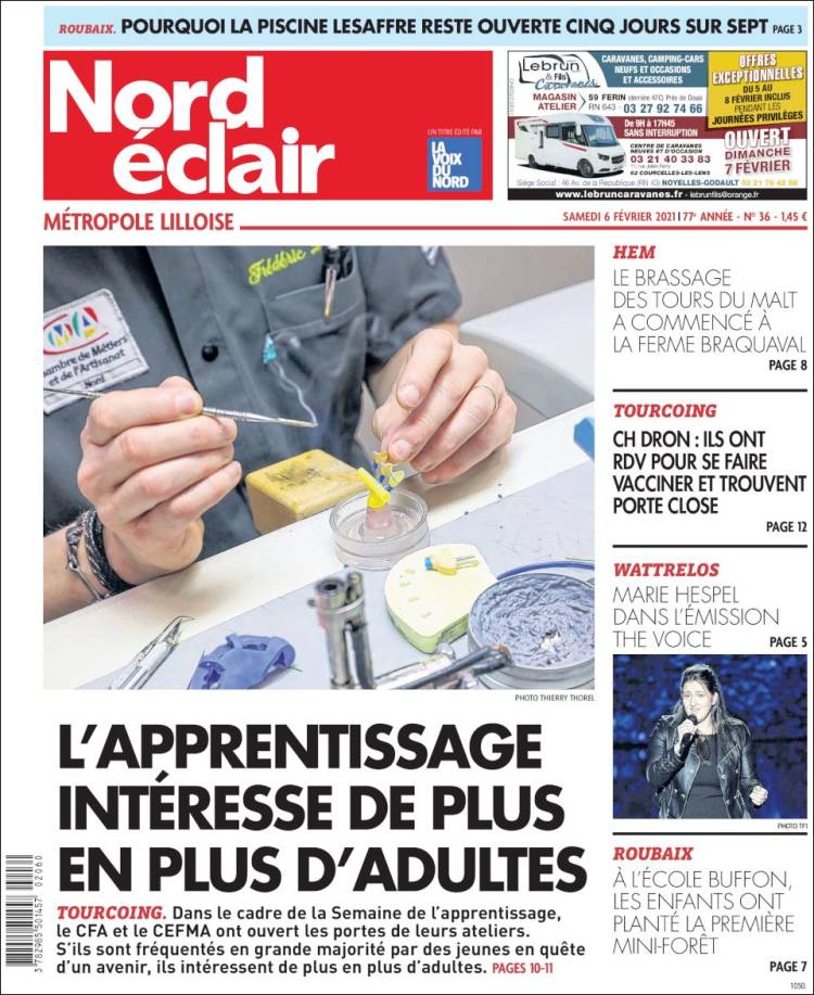 Portada de Nord Éclair (Francia)