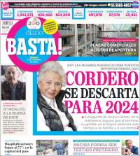 Portada de Diario Basta (México)