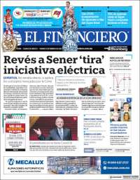 Portada de El Financiero (México)