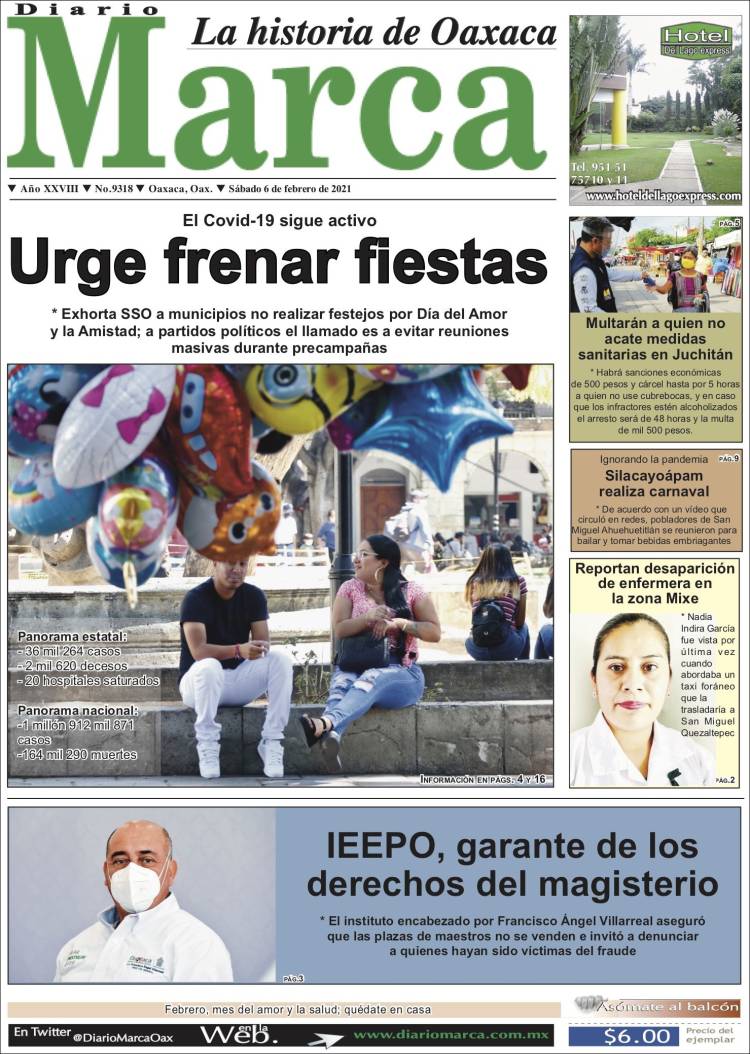 Portada de Diario Marca (México)