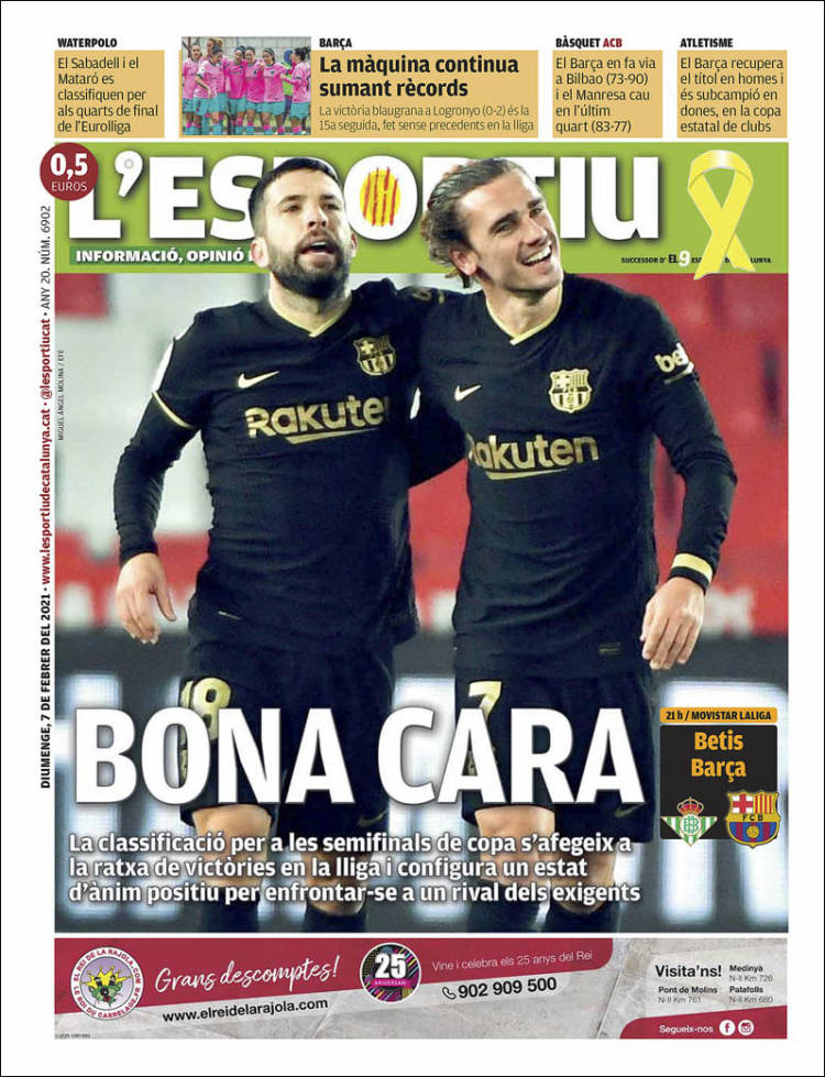 Portada de L'Esportiu (España)