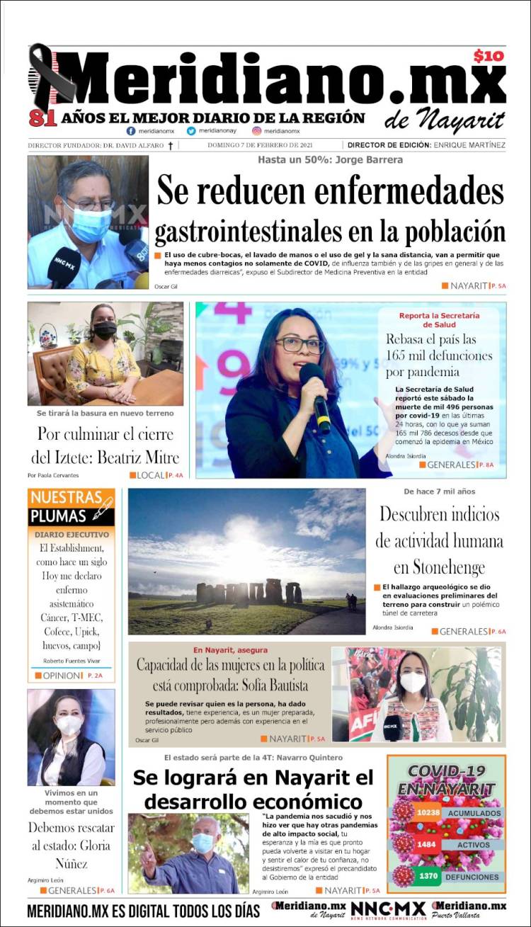 Portada de Meridiano (México)