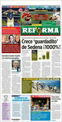 Portada de Reforma (México)