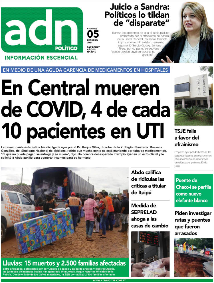 Portada de ADN Paraguayo (Paraguay)