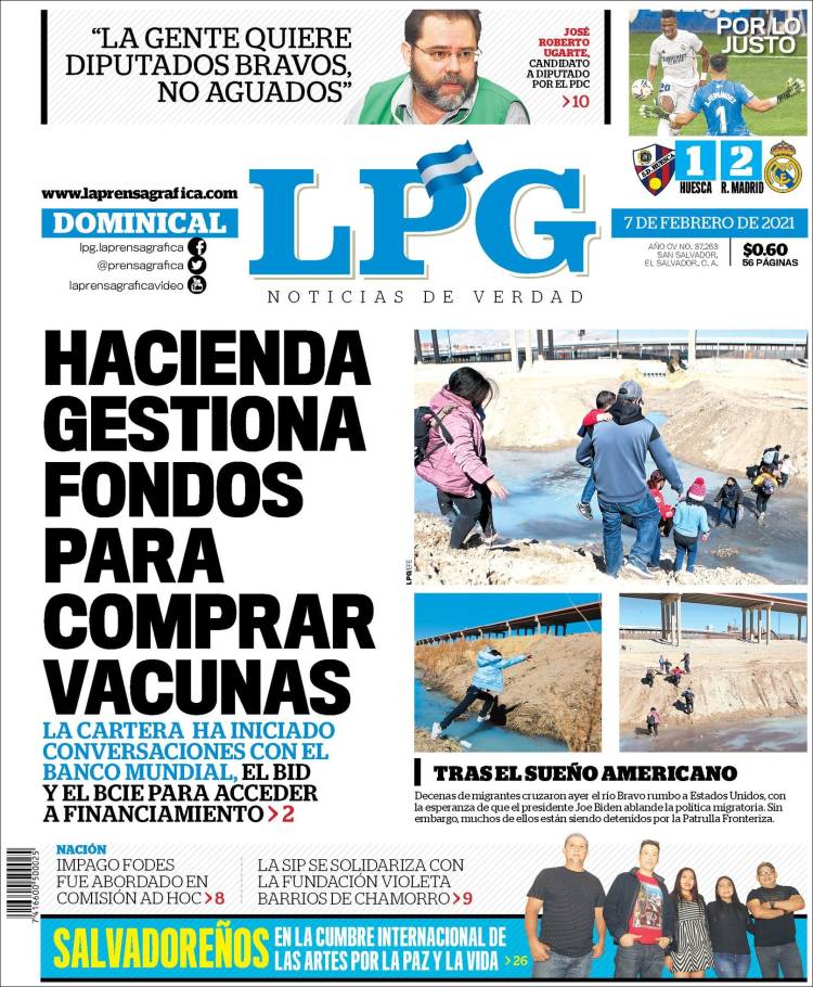 Portada de La Prensa Gráfica (El Salvador)