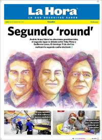 Portada de La Hora - Ecuador (Ecuador)