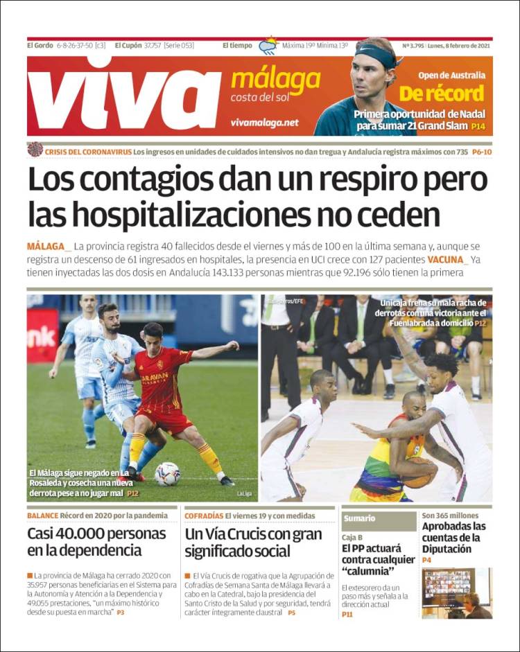 Portada de Viva Málaga (España)