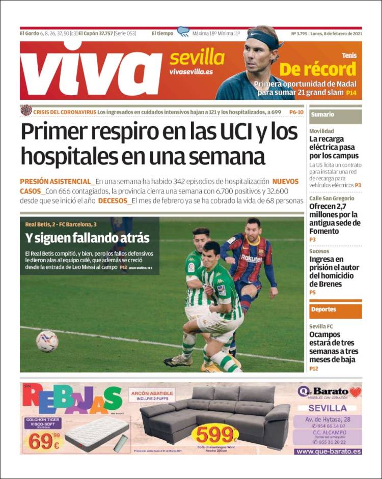 Portada de Viva Sevilla (España)