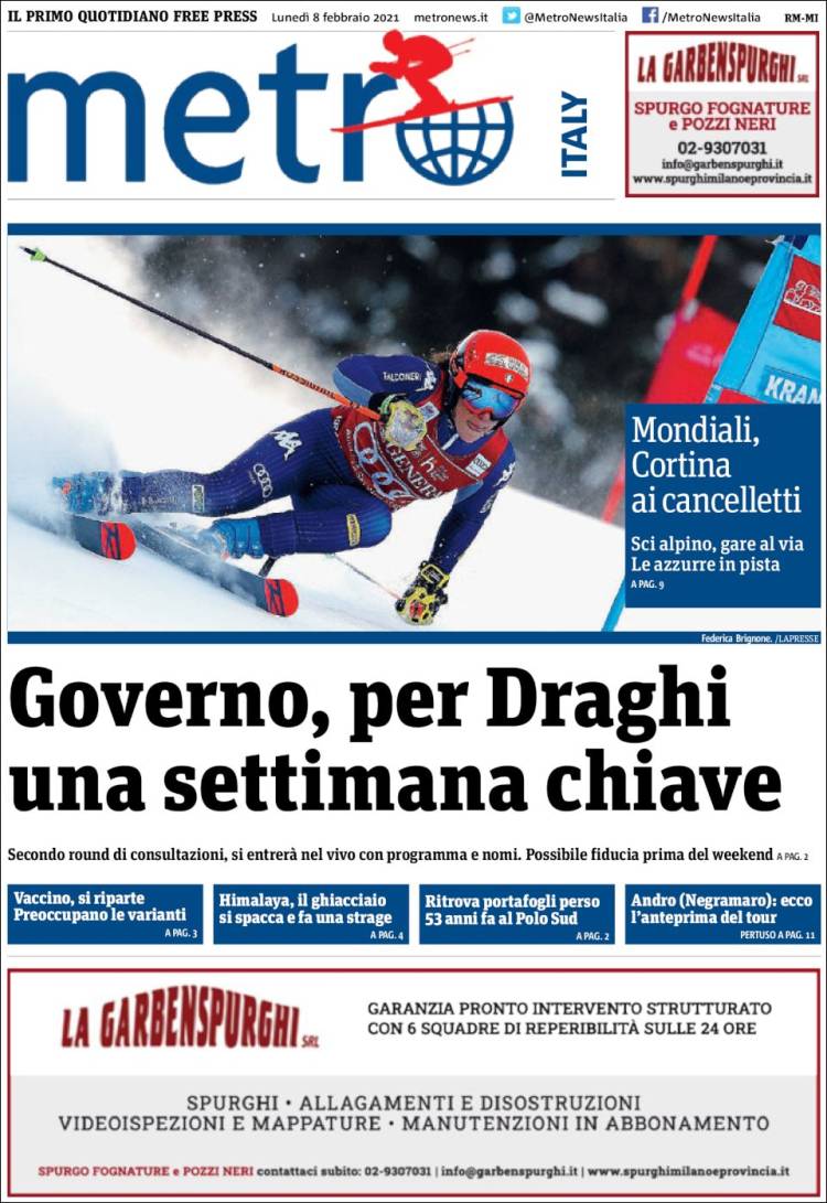 Portada de Metro - Roma (Italia)