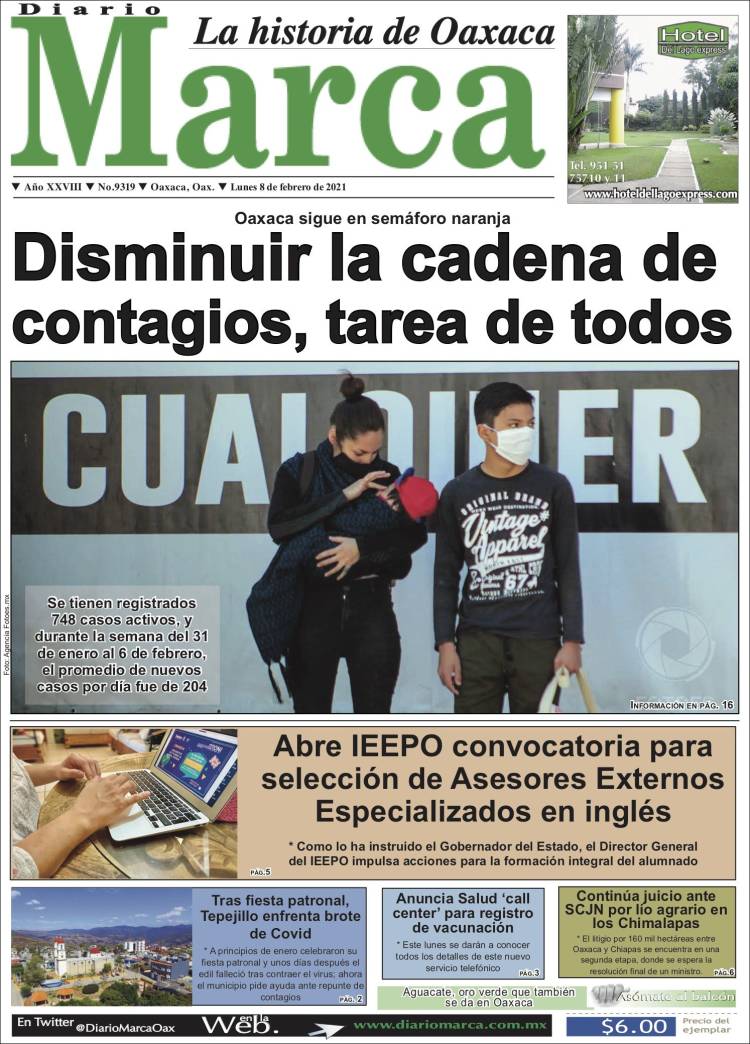 Portada de Diario Marca (México)