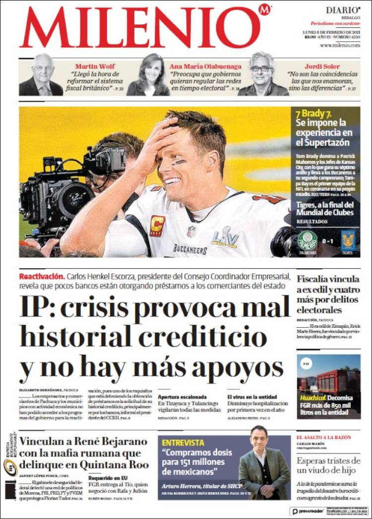 Portada de Milenio de Hidalgo (México)