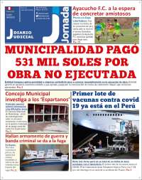 Portada de Diario Jornada (Perú)