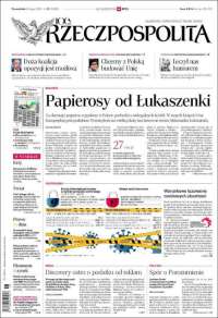 Portada de Rzeczpospolita (Polonia)