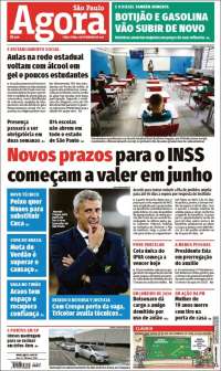 Portada de Jornal Agora (Brasil)