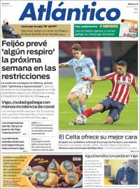 Portada de Atlántico Diario (España)