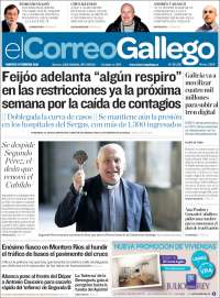 Portada de El Correo Gallego (España)