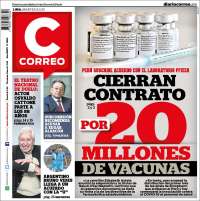 Portada de Diario Correo (Per&uacute;)