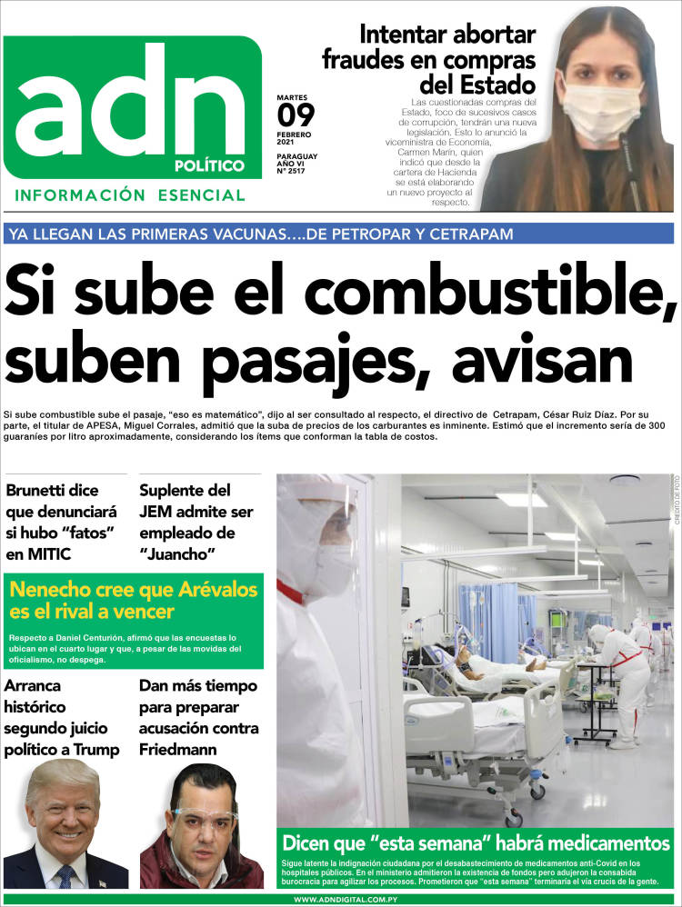 Portada de ADN Paraguayo (Paraguay)
