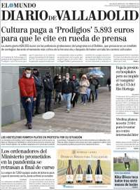 Portada de Diario de Valladolid (España)