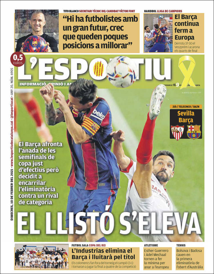 Portada de L'Esportiu (España)