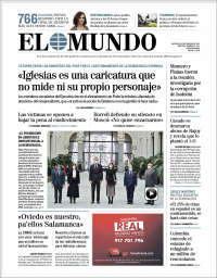 Portada de El Mundo (España)