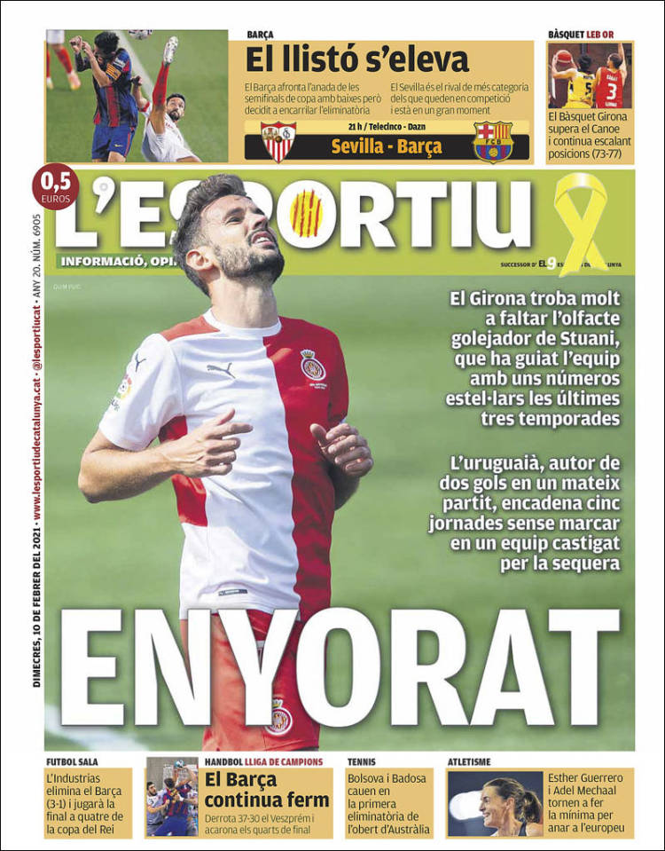 Portada de L'Esportiu : Girona (España)