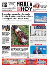 Portada de Melilla Hoy (España)