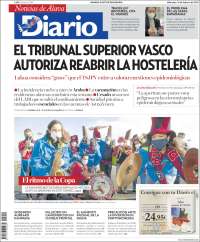 Portada de Noticias de Álava (España)