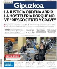 Portada de Noticias de Gipuzkoa (España)