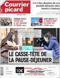 Portada de Courrier Picard (Francia)