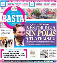 Portada de Diario Basta (México)