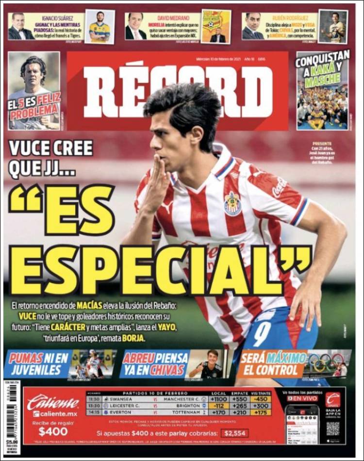 Portada de Record (México)