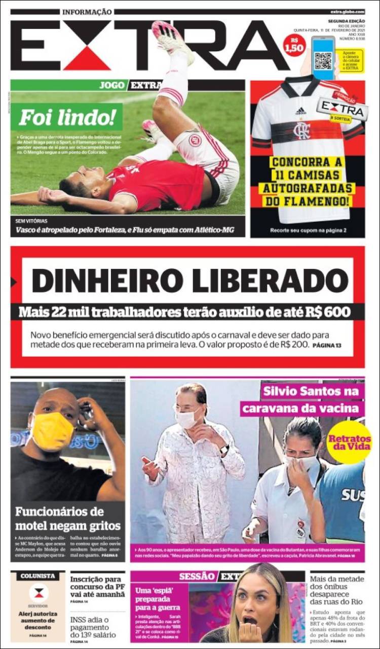 Portada de Extra (Brasil)